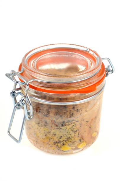 Jar of foie gras Jar of foie gras foie gras stock pictures, royalty-free photos & images