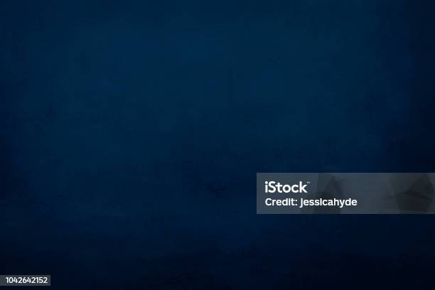 Old Grungy Blue Painting Background Stock Photo - Download Image Now - Backgrounds, Navy Blue, Textured