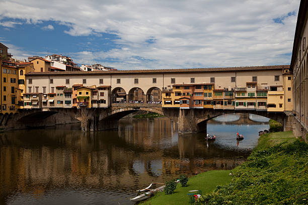 Ponte Vecchio in Florence, Tuscany, Italy stock photo