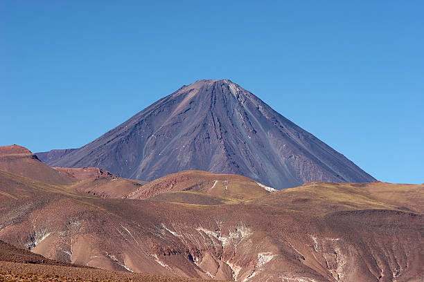 Licancabur volcano, Atacama Desert, Chile stock photo