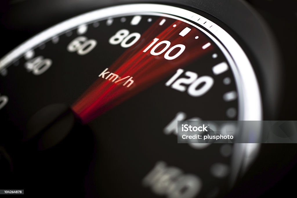 Misuratore di velocità - Foto stock royalty-free di Contachilometri - Cruscotto