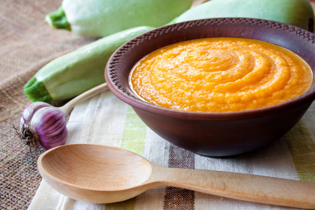 istock Squash caviar with garlic and tomatoes 1042661802