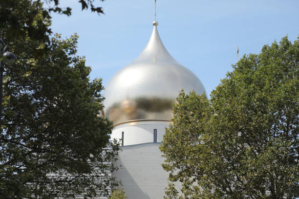 istock ortodox church in Paris 1042665220