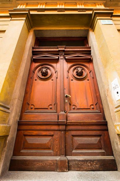 istock Old doors, handles, locks, lattices and windows 1042674984