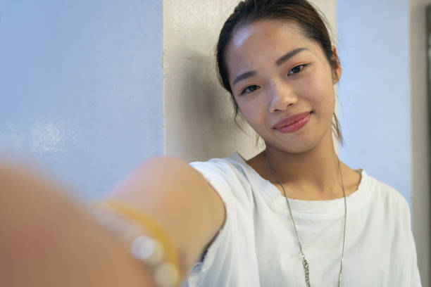 istock Asian Young Women Self Portrait 1042687978