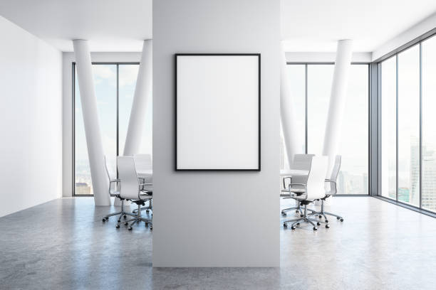 istock Meeting room with poster 1042689276