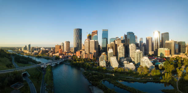 istock Aerial View of Downtown Calgary 1042692130