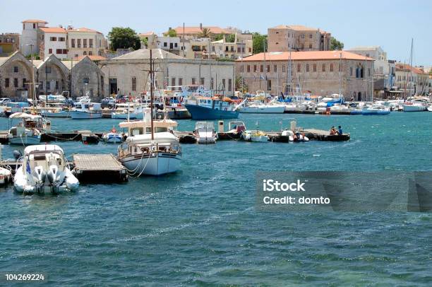 Pequeno Porto Em Creta - Fotografias de stock e mais imagens de Chania - Chania, Antigo, Creta