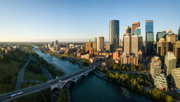 istock Aerial View of Downtown Calgary 1042692280