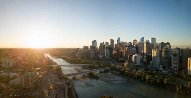 istock Aerial View of Downtown Calgary 1042692296