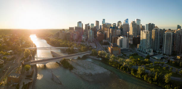 istock Aerial View of Downtown Calgary 1042692346