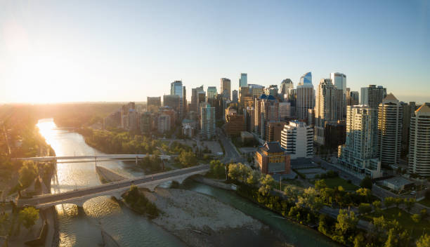 istock Aerial View of Downtown Calgary 1042692356