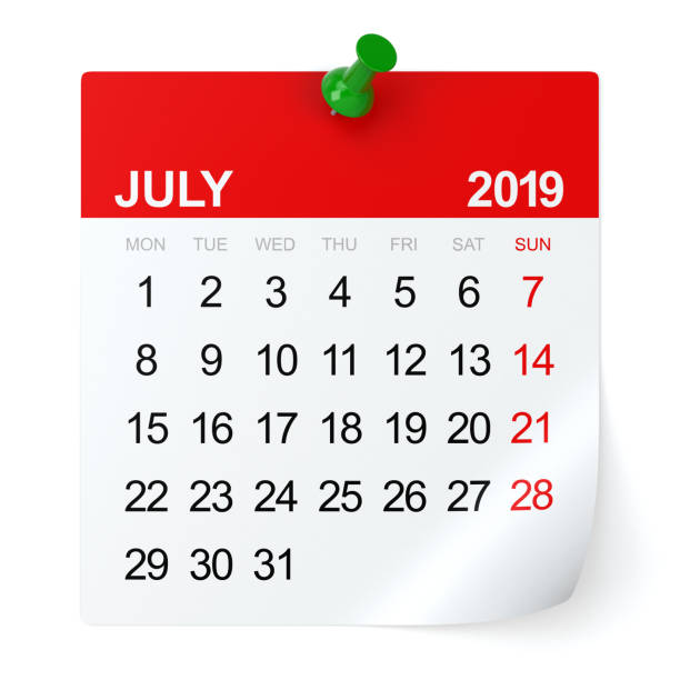 istock July 2019 - Calendar. 1042695508