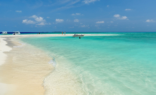 A small island somewhere in the Maldives.