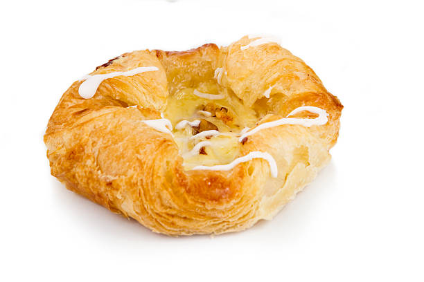 la vanille crown - danish pastry photos et images de collection