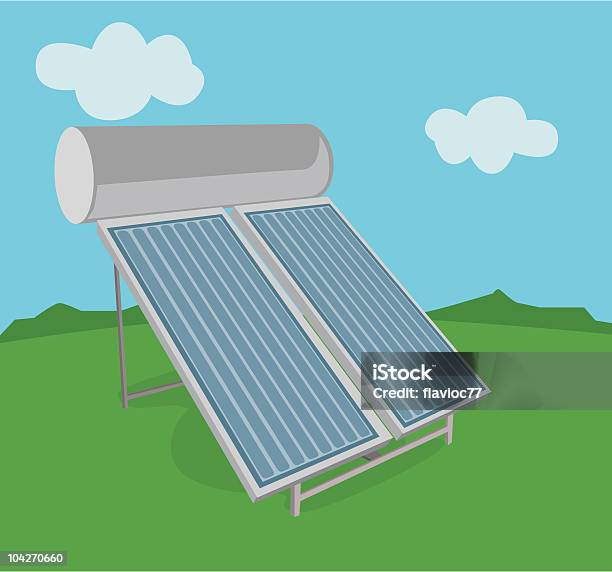 Thermical Pannello Solare - Immagini vettoriali stock e altre immagini di Accordo d'intesa - Accordo d'intesa, Affari, Amore