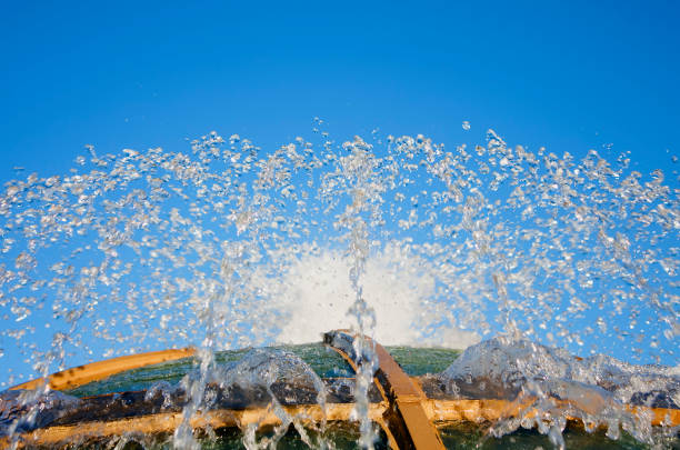 istock Fountain with a stream of water and jets 1042706612