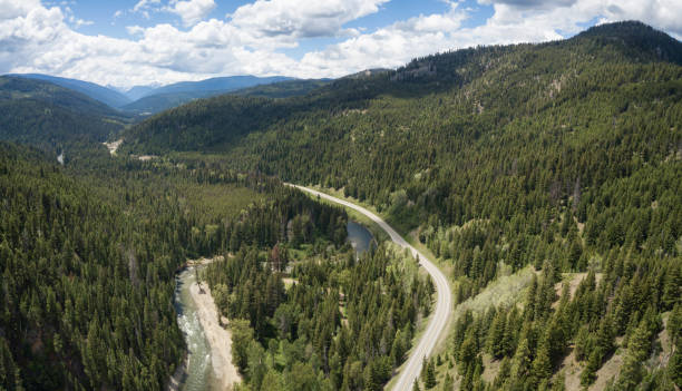 istock Scenic Road in British Columbia 1042709104