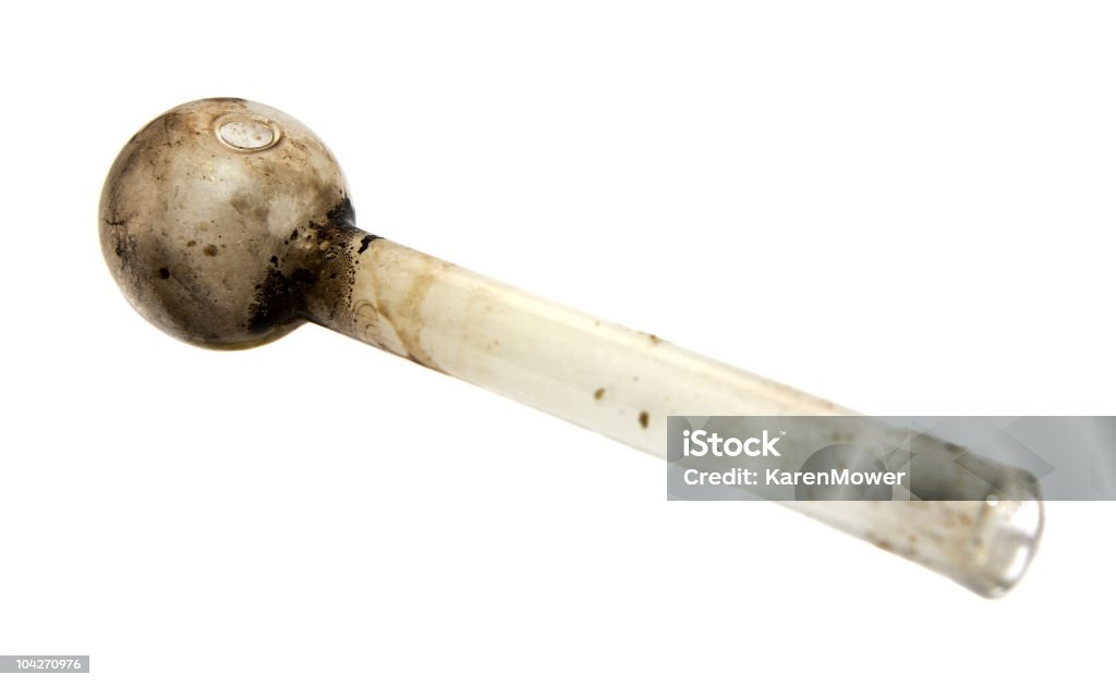 Methamphetamine Pipe  Crack Pipe Stock Photo