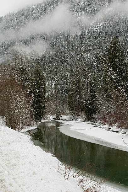 istock winter scene by the river 104271695