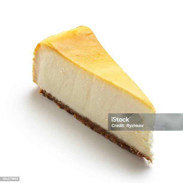 Foto de Cheesecake e mais fotos de stock de Amarelo - Amarelo, Bolo, Branco