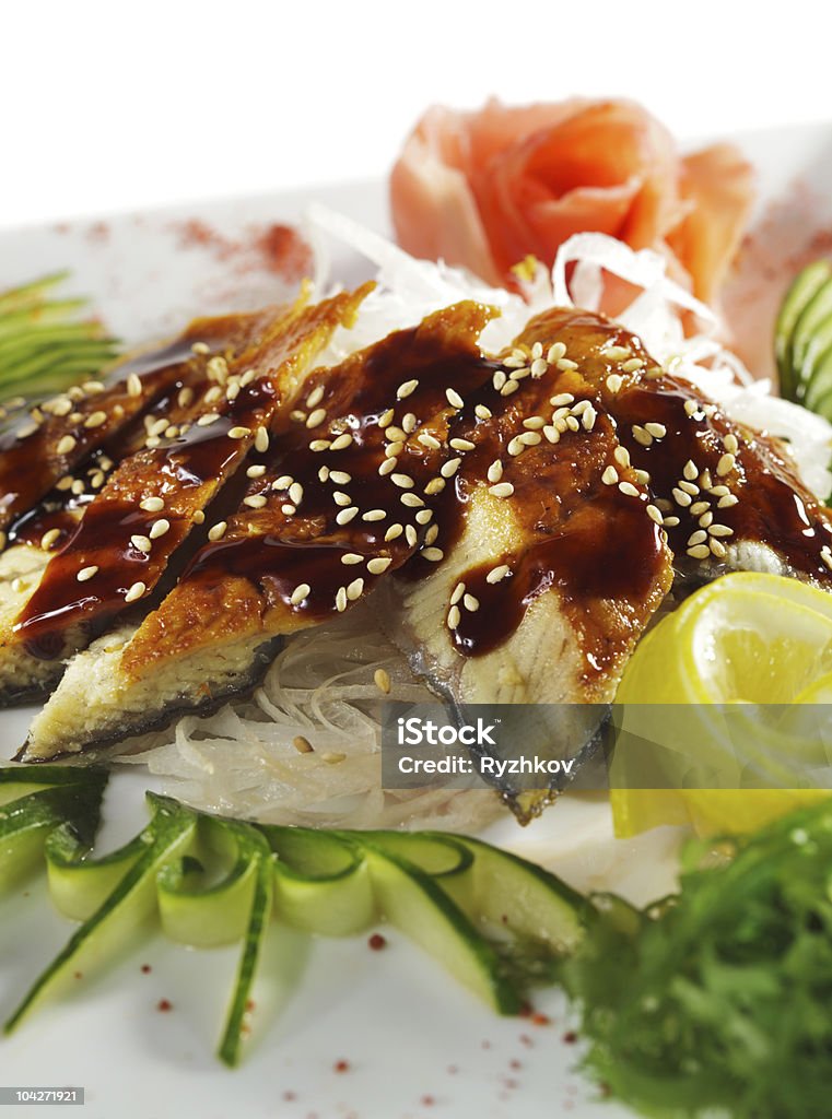 Unagi Sashimi - Royalty-free Alga Foto de stock