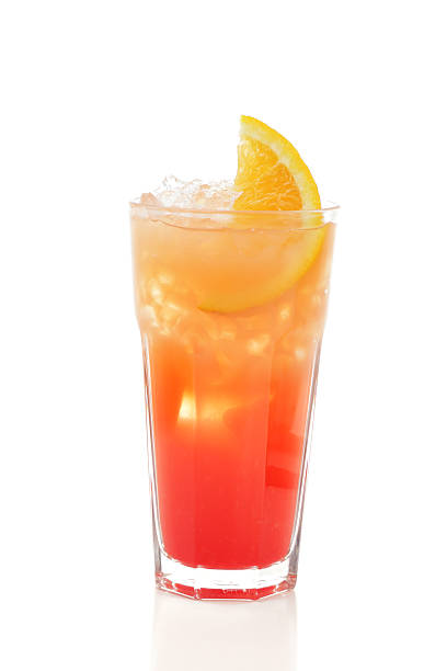 istock Tequila sunrise cocktail isolated on white background 104271963
