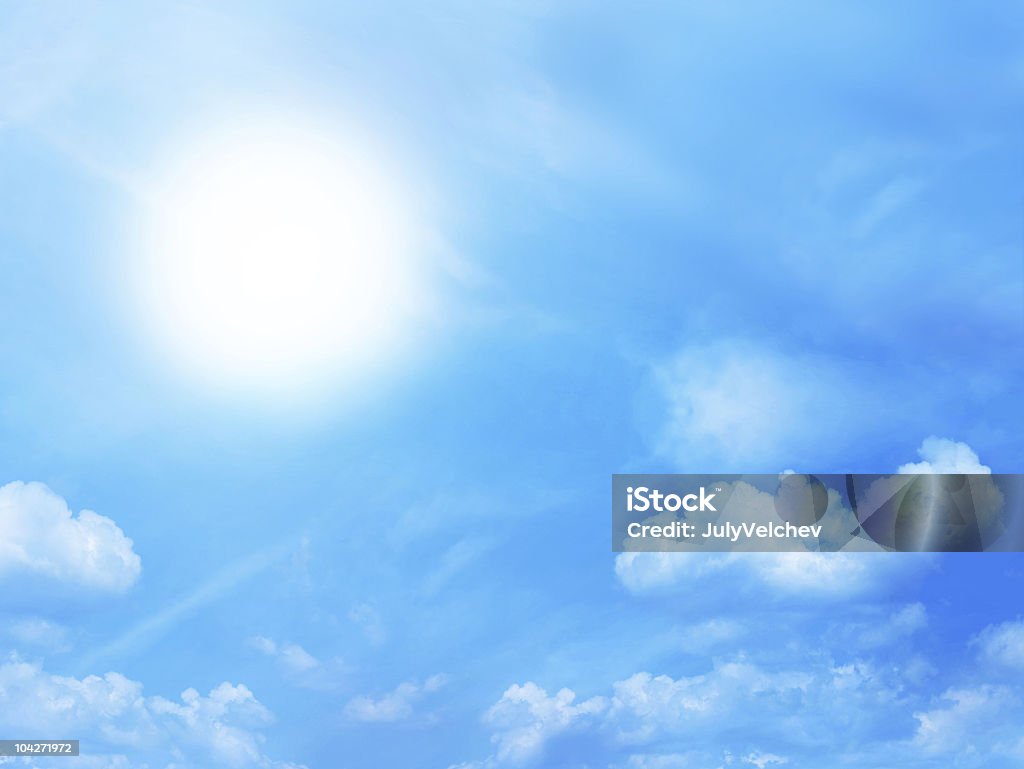 青い空と太陽 - Horizonのロイヤリティフリーストックフォト