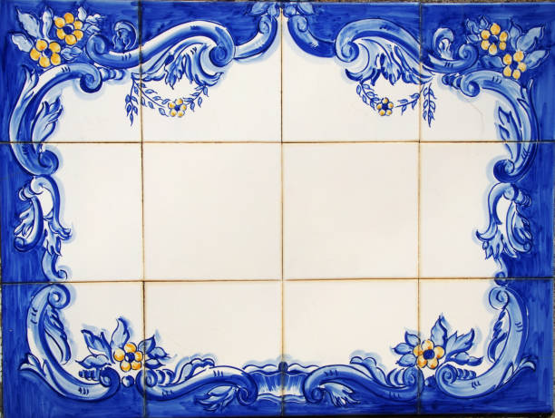 tile plaque in wall at portuguese street tile plaque in wall at portuguese street portuguese culture photos stock pictures, royalty-free photos & images