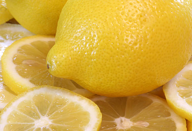 istock Macro of Lemon with Slices 104273274