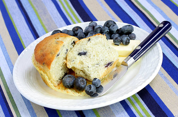 자��르다 블루베리 머핀, 블루베리 - muffin blueberry muffin blueberry butter 뉴스 사진 이미지