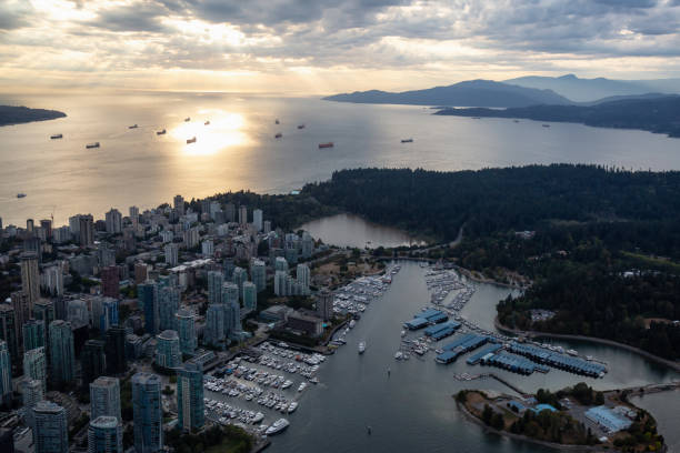 istock Aerial View of Downtown Vancouver 1042741104