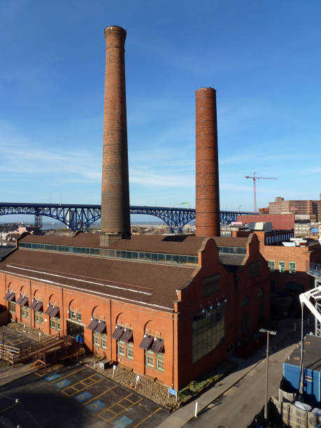 Former Power Plant stock photo