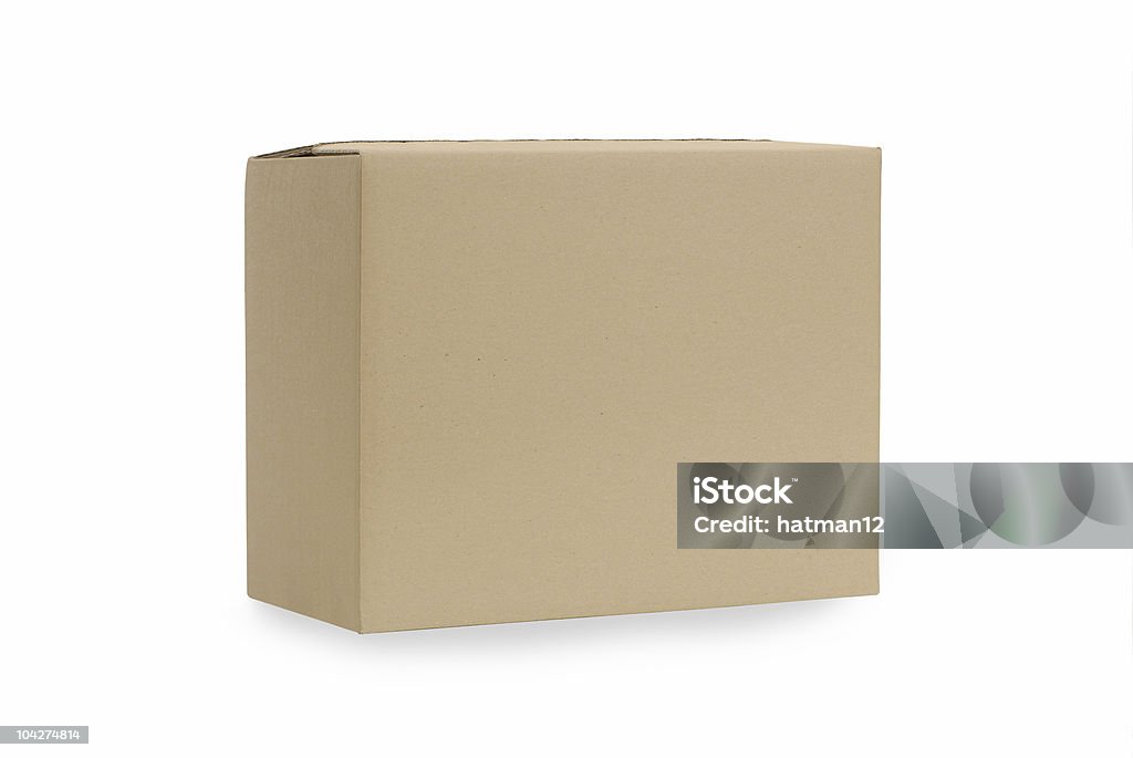 Cardboard box  Blank Stock Photo