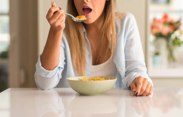 istock Beautiful woman at home 1042751022