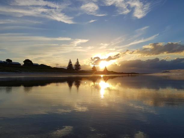 istock Scenic landscape of sun rays sky 1042756434