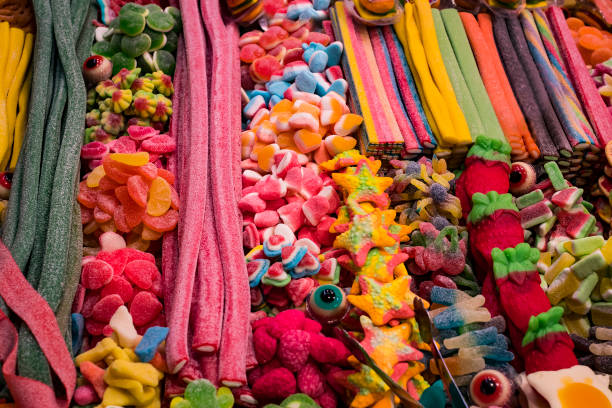 istock Background of colored jelly sweets 1042756846