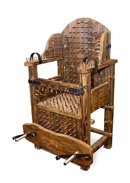 Ancient armchair for tortures  torture photos stock pictures, royalty-free photos & images