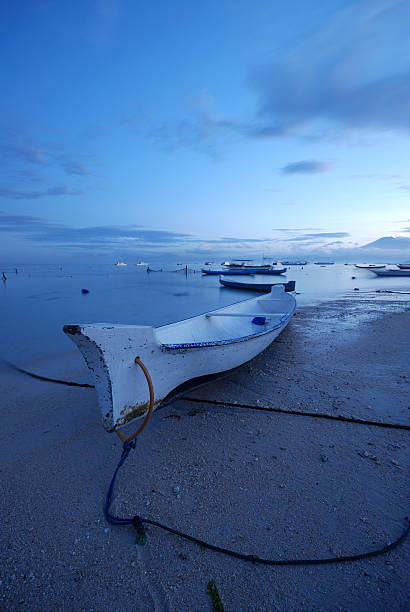 Boat in Bali stock photo