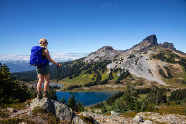 istock Adventurous Girl Hiking 1042772836