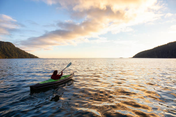 istock Ocean Kayaking during a Golden Sunset 1042780274