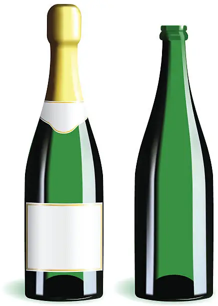 Vector illustration of Champagne