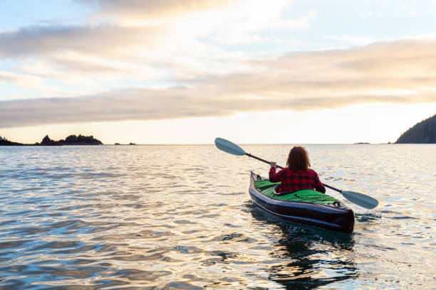 istock Ocean Kayaking during a Golden Sunset 1042781020