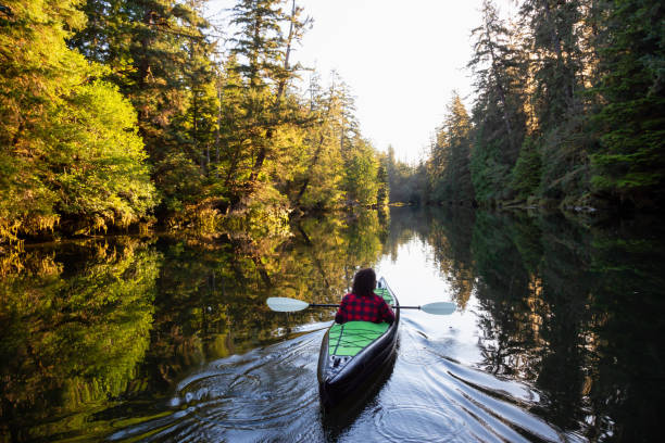 istock Girl Kayaking in a River 1042786098