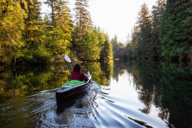 istock Girl Kayaking in a River 1042786220