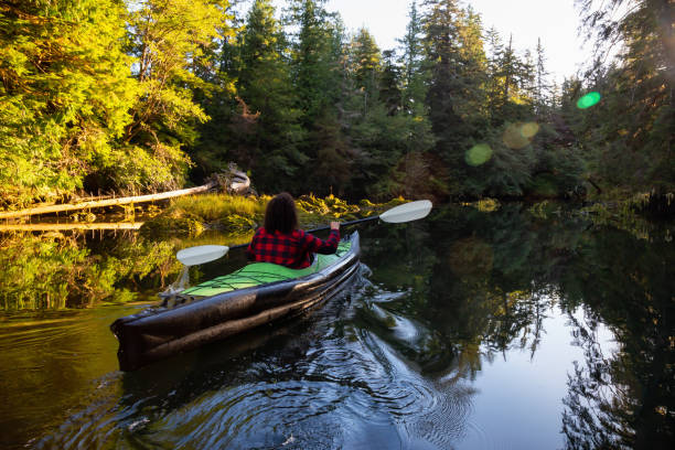 istock Girl Kayaking in a River 1042786318