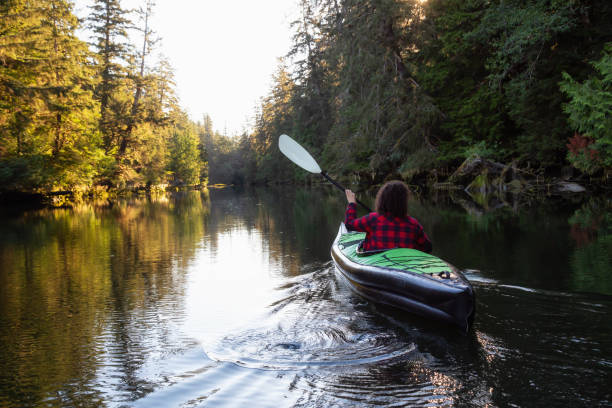 istock Girl Kayaking in a River 1042786324