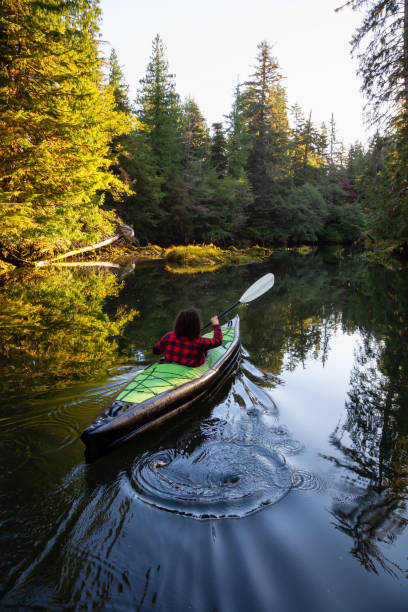 istock Girl Kayaking in a River 1042786328