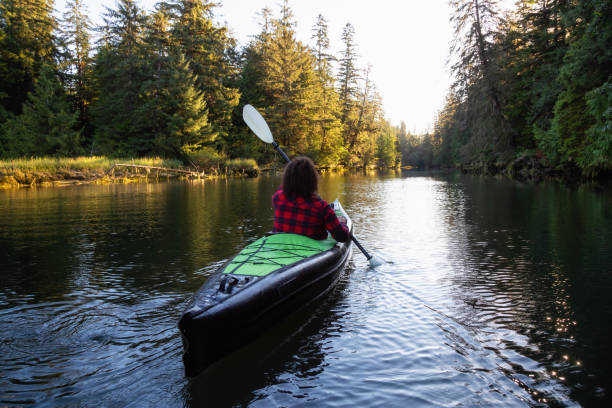 istock Girl Kayaking in a River 1042786422