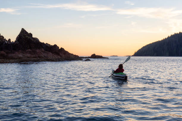istock Ocean Kayaking during a Golden Sunset 1042786576